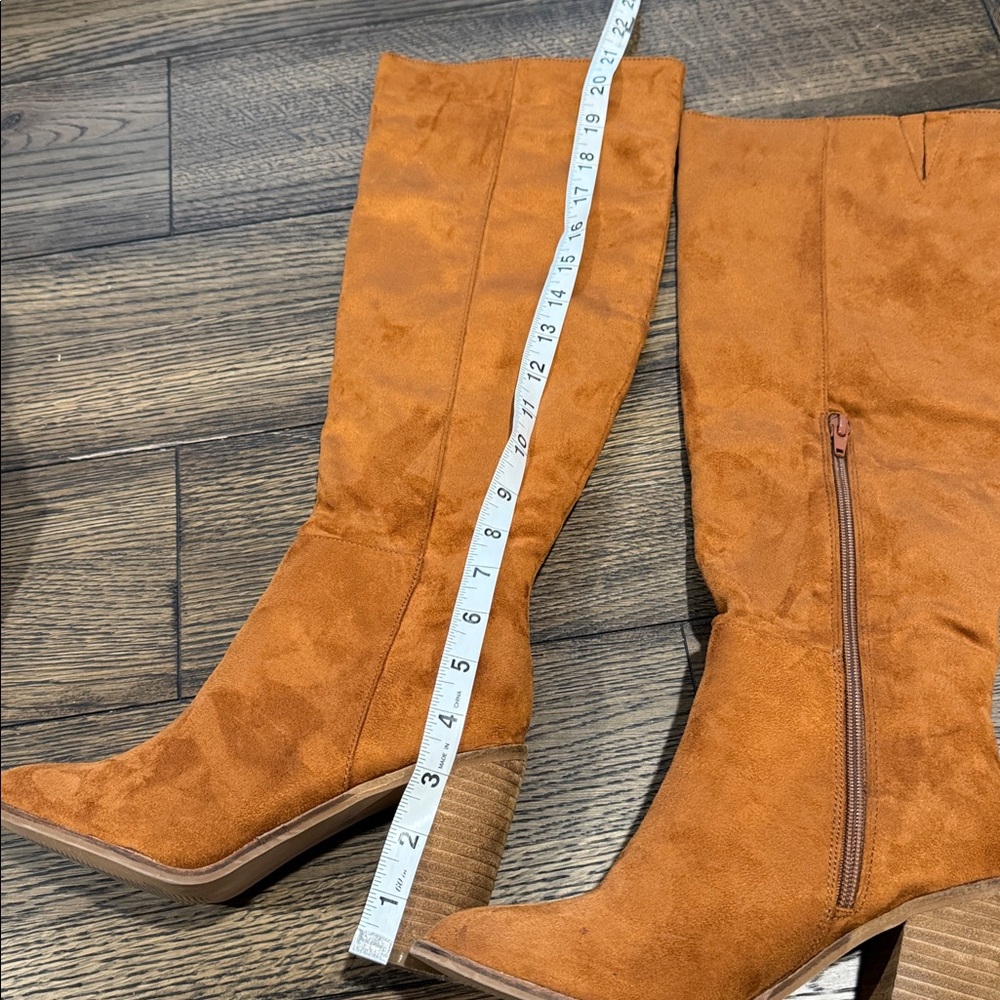 Boutique Suede Knee High Boots Size 7 - Picture 8 of 8